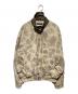 NAUTICA（ノーティカ）の古着「カモ柄ボンバージャケット」｜ベージュ