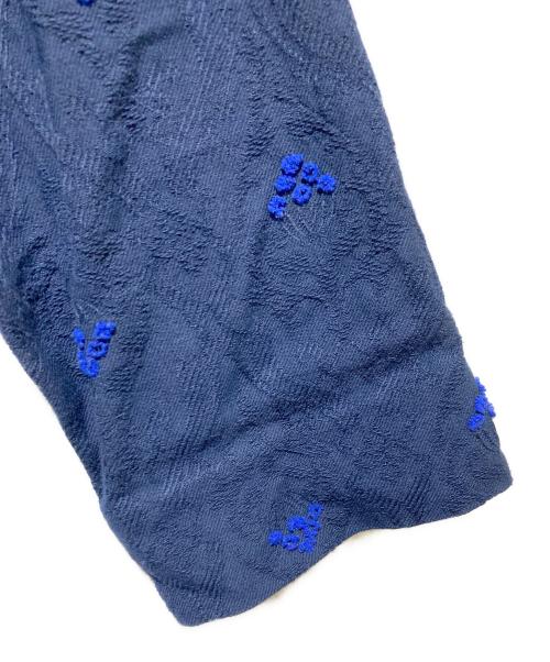 house of lotus（ハウスオブロータス）HOUSE OF LOTUS (ハウスオブロータス) ボタニカル刺繍ローブコート ネイビー サイズ:Mの古着・服飾アイテム