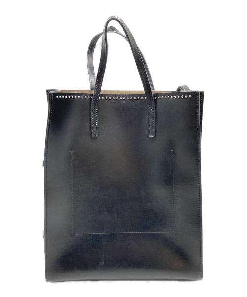 YAHKI（ヤーキ）YAHKI (ヤーキ) RAY BEAMS (レイ ビームス) 別注スクエアトートバッグ ブラックの古着・服飾アイテム