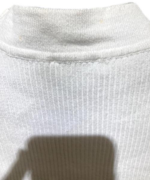 CHANEL（シャネル）CHANEL (シャネル) CCボタン半袖ハイネックニット ホワイト サイズ:38の古着・服飾アイテム