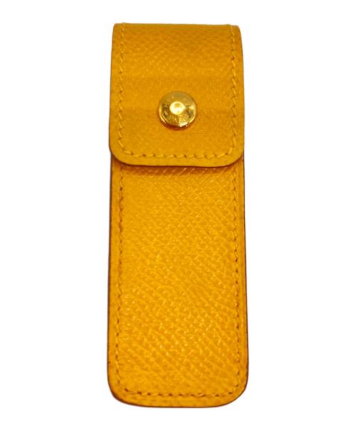 HERMES（エルメス）HERMES (エルメス) リップケース イエローの古着・服飾アイテム