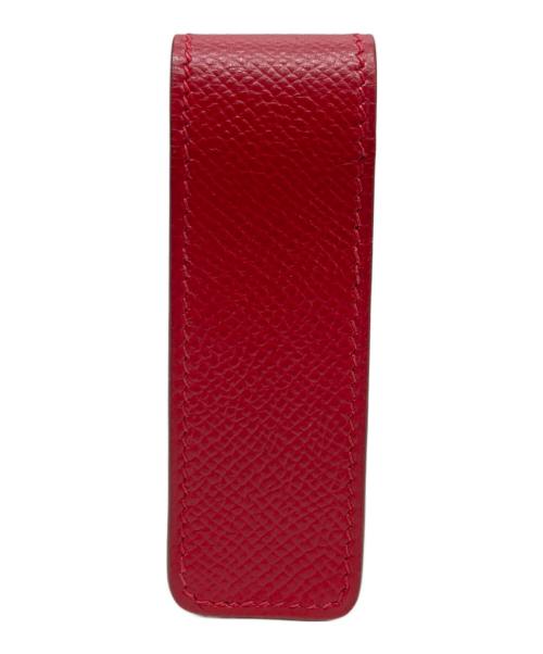HERMES（エルメス）HERMES (エルメス) リップケース レッドの古着・服飾アイテム