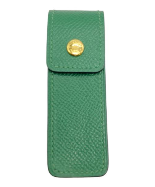 HERMES（エルメス）HERMES (エルメス) リップケース グリーンの古着・服飾アイテム