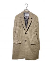 JOURNAL STANDARD relume（ジャーナルスタンダード レリューム）の古着「千鳥柄コート」｜ベージュ