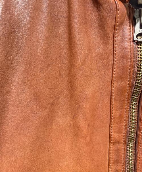 AVIREX（アヴィレックス）AVIREX (アヴィレックス) Sheep Skin Riders Jacket ブラウン サイズ:XLの古着・服飾アイテム