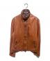 AVIREX（アヴィレックス）の古着「Sheep Skin Riders Jacket」｜ブラウン