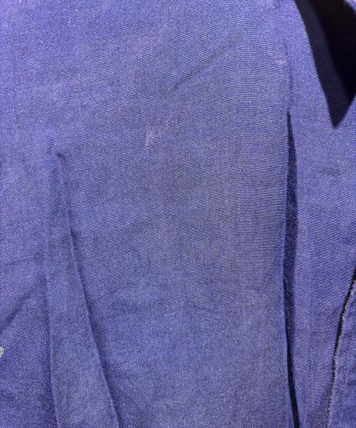 PAUL SMITH（ポールスミス）Paul Smith (ポールスミス) SCREEN FLORAL ノースリーブシャツ ネイビー×ブルー サイズ:Mの古着・服飾アイテム