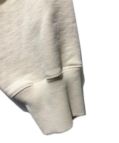 AMI Alexandre Mattiussi（アミアレクサンドルマテュッシ）AMI Alexandre Mattiussi (アミアレクサンドルマテュッシ) A刺繍ハートロゴスウェットシャツ アイボリー サイズ:ＸＸＬの古着・服飾アイテム