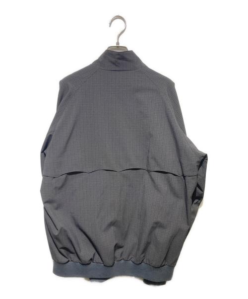 BEAMS PLUS（ビームスプラス）BEAMS PLUS (ビームスプラス) チェックプリント ハリントン ジャケット グレー サイズ:ＸＬの古着・服飾アイテム