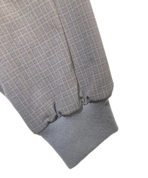 BEAMS PLUS（ビームスプラス）BEAMS PLUS (ビームスプラス) チェックプリント ハリントン ジャケット グレー サイズ:ＸＬの古着・服飾アイテム