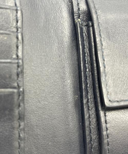 BOTTEGA VENETA（ボッテガベネタ）BOTTEGA VENETA (ボッテガベネタ) イントレチャート 二つ折り財布 グリーンの古着・服飾アイテム