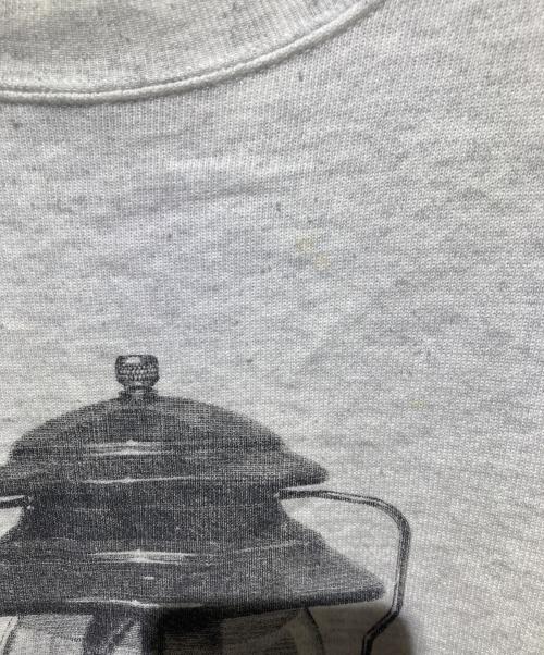 Coleman（コールマン）Coleman (コールマン) ヴィンテージ ランタンプリントスウェット グレー サイズ:Mの古着・服飾アイテム