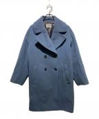 IENAイエナ）の古着「ダブルモッサコート」｜ブルー