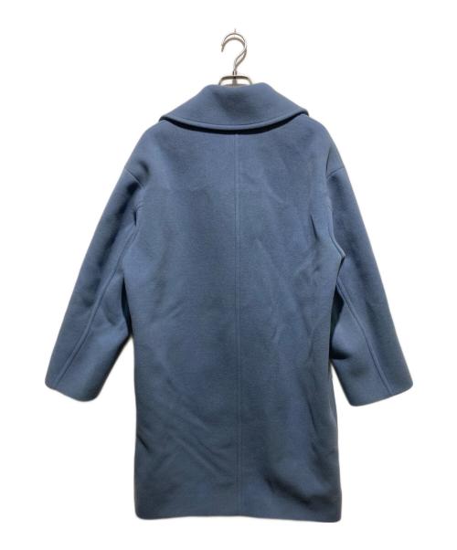 IENA（イエナ）IENA (イエナ) ダブルモッサコート ブルー サイズ:38の古着・服飾アイテム