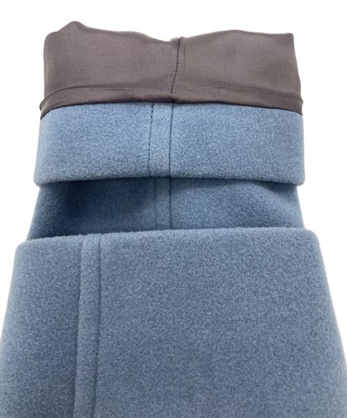 IENA（イエナ）IENA (イエナ) ダブルモッサコート ブルー サイズ:38の古着・服飾アイテム
