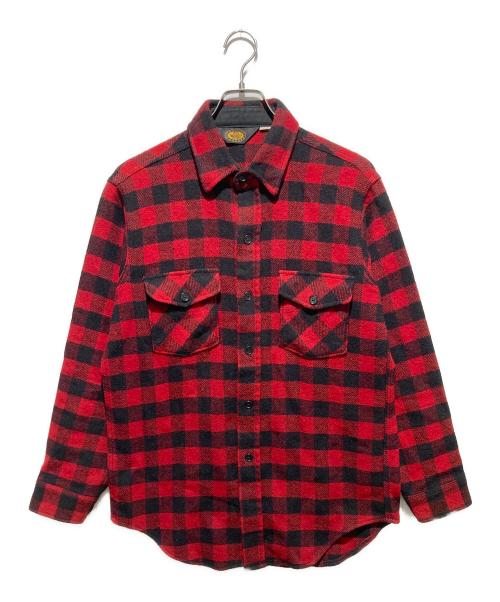 WOOLRICH（ウールリッチ）WOOLRICH (ウールリッチ) バッファローチェックネルシャツ レッド サイズ:不明の古着・服飾アイテム