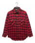 WOOLRICH（ウールリッチ）の古着「バッファローチェックネルシャツ」｜レッド