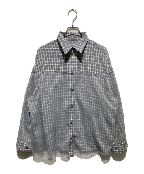 MAISON SPECIAL（メゾンスペシャル）MAISON SPECIAL (メゾンスペシャル) Reversible Voile Shirt グレー サイズ:Freeの古着・服飾アイテム