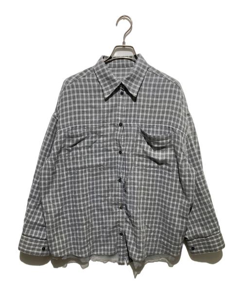 MAISON SPECIAL（メゾンスペシャル）MAISON SPECIAL (メゾンスペシャル) Reversible Voile Shirt グレー サイズ:Freeの古着・服飾アイテム