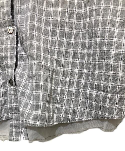 MAISON SPECIAL（メゾンスペシャル）MAISON SPECIAL (メゾンスペシャル) Reversible Voile Shirt グレー サイズ:Freeの古着・服飾アイテム