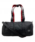 PORTER×IL SUFFITポーター×）の古着「エルファインロールボストンバック」｜ブラック×レッド