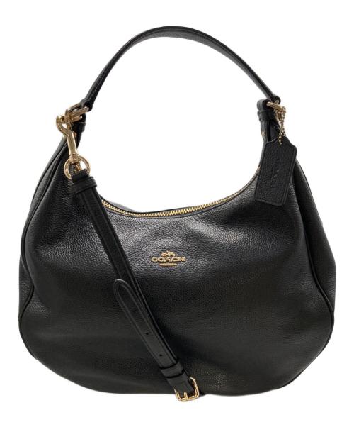 COACH（コーチ）COACH (コーチ) ホーボーバック ブラックの古着・服飾アイテム
