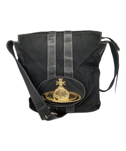 Vivienne Westwood（ヴィヴィアンウエストウッド）Vivienne Westwood (ヴィヴィアンウエストウッド) ベイカーストリート ショルダーバッグ ブラックの古着・服飾アイテム