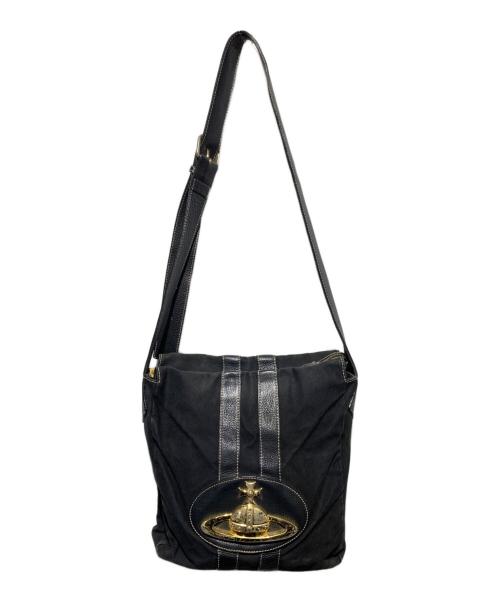 Vivienne Westwood（ヴィヴィアンウエストウッド）Vivienne Westwood (ヴィヴィアンウエストウッド) ベイカーストリート ショルダーバッグ ブラックの古着・服飾アイテム