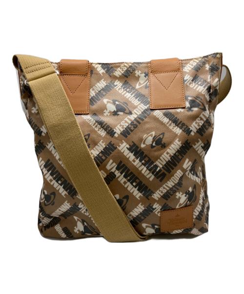 Vivienne Westwood（ヴィヴィアンウエストウッド）Vivienne Westwood (ヴィヴィアンウエストウッド) オーブモチーフ2WAYバッグ ブラウンの古着・服飾アイテム