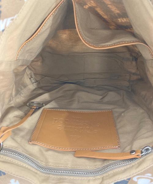 Vivienne Westwood（ヴィヴィアンウエストウッド）Vivienne Westwood (ヴィヴィアンウエストウッド) オーブモチーフ2WAYバッグ ブラウンの古着・服飾アイテム