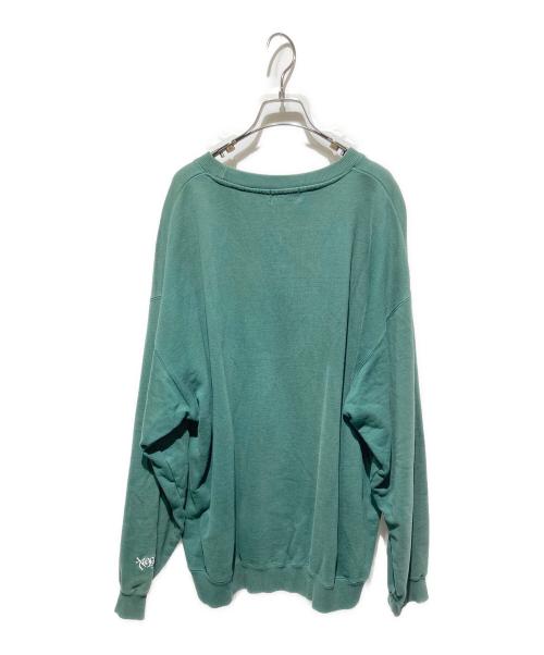 X-LARGE（エクストララージ）X-LARGE (エクストララージ) GRAFFITI EMBROIDERY CREWNECK SWEAT グリーン サイズ:ＸＬの古着・服飾アイテム