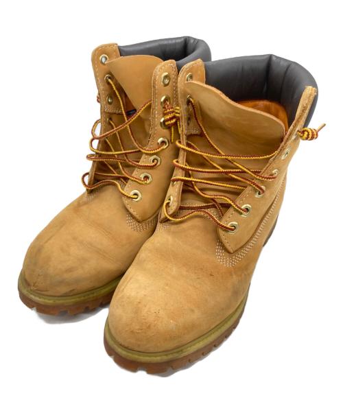 Timberland（ティンバーランド）Timberland (ティンバーランド) イエローブーツ ブラウン サイズ:8Wの古着・服飾アイテム