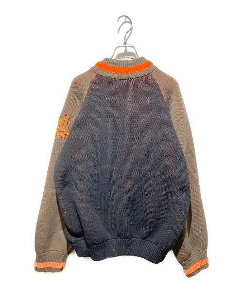 X-GIRL（エックスガール）X-girl (エックスガール) 25FW STADIUM KNIT JACKET ブラック サイズ:O/Sの古着・服飾アイテム