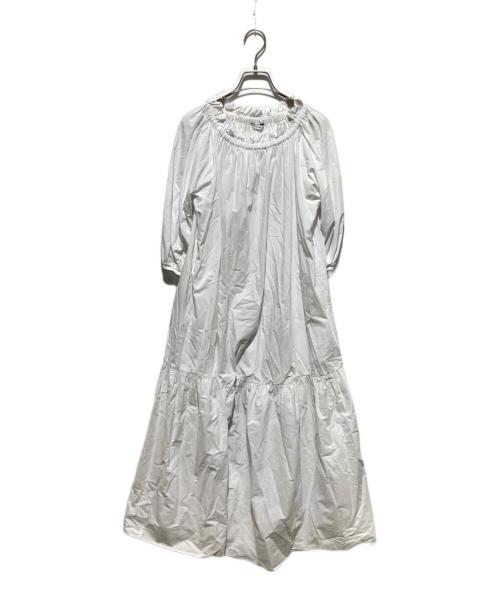 CLANE（クラネ）CLANE (クラネ) 2WAYショルダーワンピース ホワイト サイズ:2の古着・服飾アイテム
