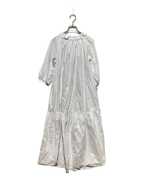 CLANE（クラネ）CLANE (クラネ) 2WAYショルダーワンピース ホワイト サイズ:2の古着・服飾アイテム