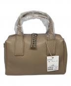 ear PAPILLONNERイアパピヨネ）の古着「2WAY/スタッズボストンバッグ」｜グレージュ