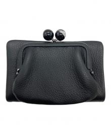 EAR（イア）の古着「牛革がま口二つ折り財布」｜ブラック