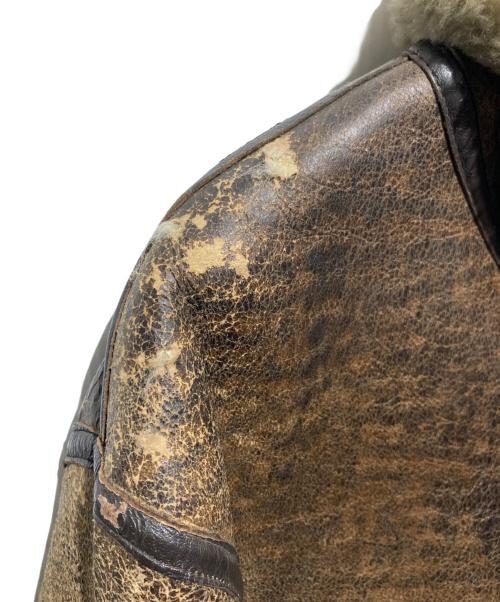 AVIREX（アヴィレックス）AVIREX (アヴィレックス) TYPE B-3 ムートンジャケット ブラウン サイズ:38の古着・服飾アイテム