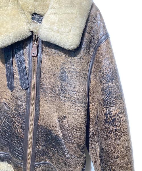 AVIREX（アヴィレックス）AVIREX (アヴィレックス) TYPE B-3 ムートンジャケット ブラウン サイズ:38の古着・服飾アイテム