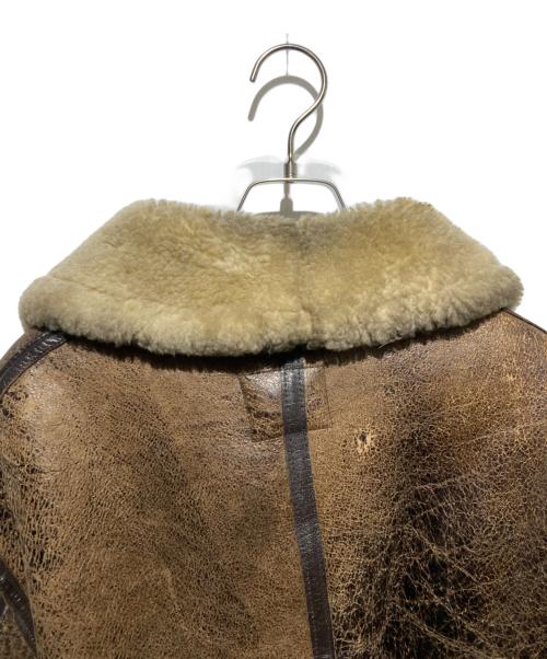 AVIREX（アヴィレックス）AVIREX (アヴィレックス) TYPE B-3 ムートンジャケット ブラウン サイズ:38の古着・服飾アイテム