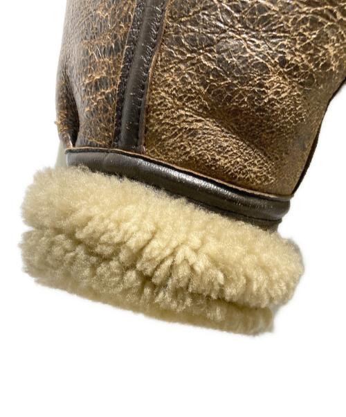 AVIREX（アヴィレックス）AVIREX (アヴィレックス) TYPE B-3 ムートンジャケット ブラウン サイズ:38の古着・服飾アイテム