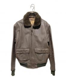 U'S NAVY（アメリカ海軍）の古着「G-1 フライトジャケット」｜ブラウン