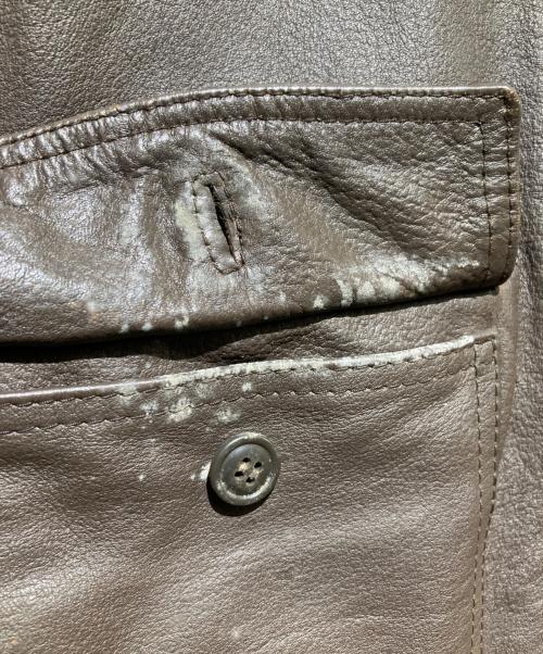 U'S NAVY（アメリカ海軍）U'S NAVY (アメリカ海軍) G-1 フライトジャケット ブラウン サイズ:38の古着・服飾アイテム