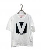 VALENTINOヴァレンティノ）の古着「ロゴプリント 半袖 Tシャツ」｜ホワイト