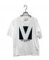VALENTINO（ヴァレンティノ）の古着「ロゴプリント 半袖 Tシャツ」｜ホワイト