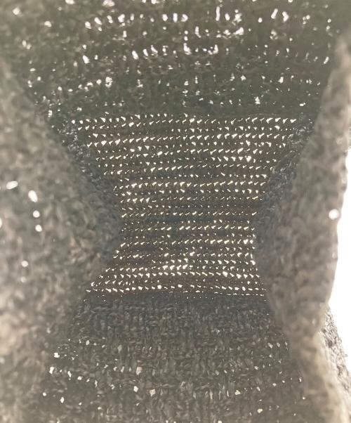 MAISON N.H PARIS（メゾン・エヌ・アッシュ・パリ）MAISON N.H PARIS (メゾン・エヌ・アッシュ・パリ) ZOE Raffia Bag ブラックの古着・服飾アイテム