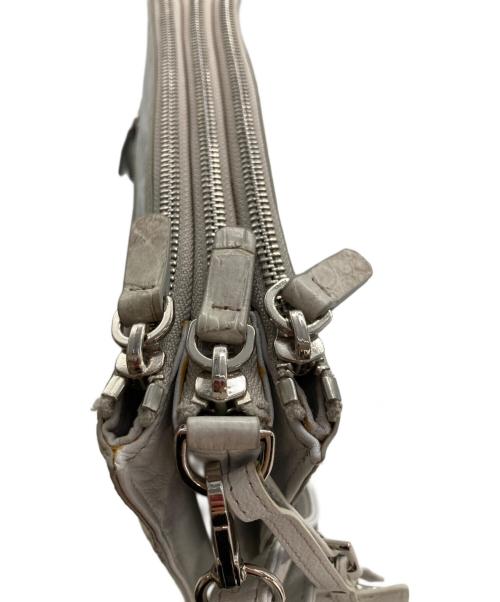 Pelley Lusso（ペレリールッソ）pelley lusso (ペレリールッソ) ショルダーバッグ グレーの古着・服飾アイテム