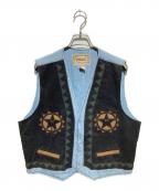 RIVERGOLDリバーゴールド）の古着「ウエスタンデニムベスト」｜インディゴ