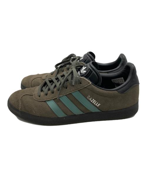 adidas（アディダス）adidas (アディダス) gazelle /ローカットスニーカー カーキ サイズ:26の古着・服飾アイテム