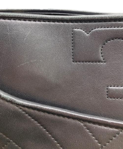 TORY BURCH（トリーバーチ）TORY BURCH (トリーバーチ) Alexa Flat Leather Tote/チェーントートバッグ ブラックの古着・服飾アイテム